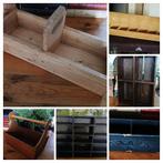 Houten vakkenbak vakken kastje bak diversen, Antiek en Kunst, Curiosa en Brocante, Ophalen of Verzenden