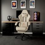 Nieuw GameStoel -Bureaustoel-Beige Witte, Ophalen, Gaming bureaustoel, Beige, Nieuw