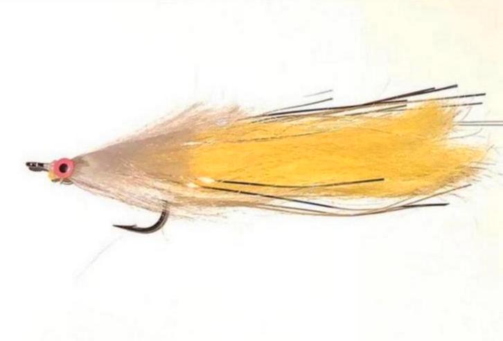 Te koop snoek / snoekbaars streamer #3 Yellowflash, Watersport en Boten, Hengelsport | Roofvissen, Nieuw, Overige typen, Verzenden