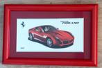 Originele Ferrari 599 GTB Fiorano ingelijste alu foto, 2007, Verzenden, Zo goed als nieuw, Auto's