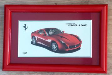Originele Ferrari 599 GTB Fiorano ingelijste alu foto, 2007 beschikbaar voor biedingen