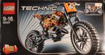 LEGO Technic 42007 Motorcross Motor, Kinderen en Baby's, Speelgoed | Duplo en Lego, Ophalen of Verzenden, Zo goed als nieuw, Complete set
