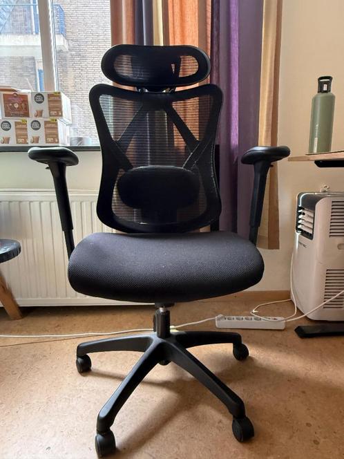Ergonomische Bureaustoel – Zwart, Verstelbaar & Comfortabel, Huis en Inrichting, Bureaustoelen, Nieuw, Zwart, Ergonomisch, Ophalen of Verzenden
