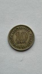 Zilveren munt Maleisië en Brits Borneo, Ophalen of Verzenden, Zuidoost-Azië, Losse munt, Zilver