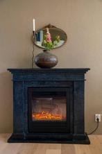 elektrische haard  Xaralin met stenen schouw, Ophalen, Zo goed als nieuw, Vrijstaande haard, Elektrische haard