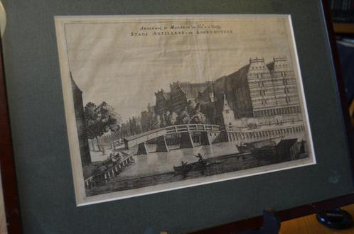 Grote ets Arsenaal en Magazin in Amsterdam, Antiek en Kunst, Kunst | Etsen en Gravures, Ophalen of Verzenden