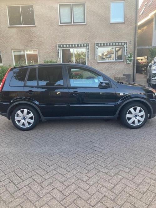 Ford Fusion 1.4 16V 2009 Zwart, Auto's, Ford, Bedrijf, Fusion, Climate control, Lichtmetalen velgen, Metallic lak, Radio, Benzine