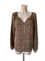 Sissel Edelbo shirt lange mouw one size, Bruin, Maat 46/48 (XL) of groter, Ophalen of Verzenden, Zo goed als nieuw