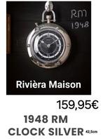 Nieuw Rivièra maison 1948 RM clock, Ophalen of Verzenden, Nieuw