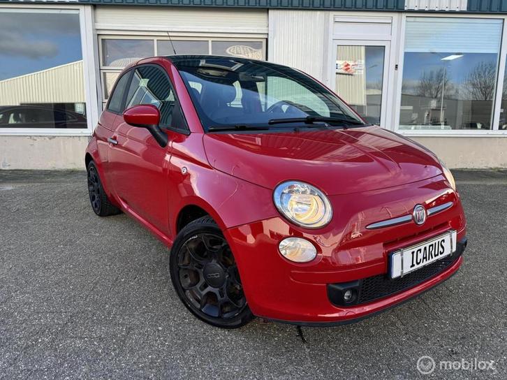 Fiat 500 0.9 TwinAir Lounge Apk|airco|weinig km|lm velgen, Auto's, Fiat, Bedrijf, Te koop, ABS, Airbags, Airconditioning, Alarm