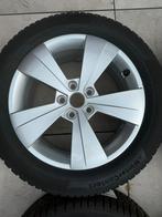 Skoda Helios velgen met Continental WinterContact, Auto-onderdelen, Banden en Velgen, Ophalen, Banden en Velgen, 17 inch, Winterbanden