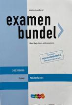 Examenbundel- havo Nederlands 2022/2023, HAVO, Nederlands, Ophalen of Verzenden, M. Reints