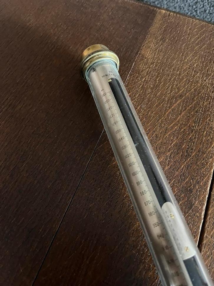 Scheepsbarometer Engels antiek, Verzamelen, Scheepvaart, Gebruikt, Ophalen