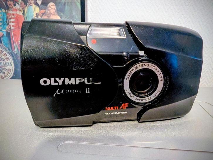 Olympus mju ii 35mm Compact Camera, Audio, Tv en Foto, Fotocamera's Analoog, Gebruikt, Compact, Olympus, Ophalen of Verzenden