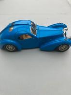 Blauwe Bugatti Atlantic (1936) Modelauto, Ophalen of Verzenden, Zo goed als nieuw, Auto, Overige merken