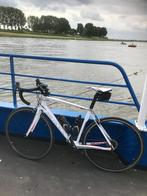Wielrenfiets Eddy Merckx, wit, 28 inch, Gebruikt, Carbon, Heren