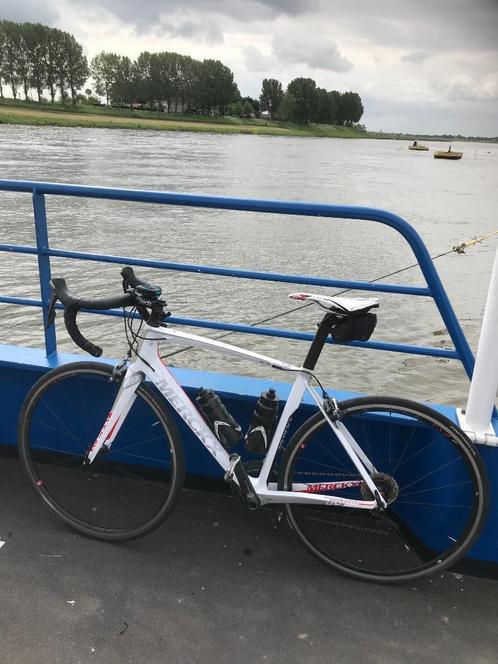 Wielrenfiets Eddy Merckx, wit, Fietsen en Brommers, Fietsen | Racefietsen, Gebruikt, Heren, Overige merken, Meer dan 20 versnellingen