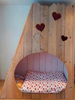 Origineel steigerhout stapelbed, Kinderen en Baby's, 70 tot 85 cm, Ophalen of Verzenden, Zo goed als nieuw, Matras