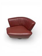 leren Walter Knoll Drift design fauteuil draaibaar, Ophalen of Verzenden, Zo goed als nieuw, 50 tot 75 cm, Leer