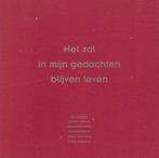 Het zal in mijn gedachten blijven leven., Ophalen of Verzenden, Nieuw, Nederland