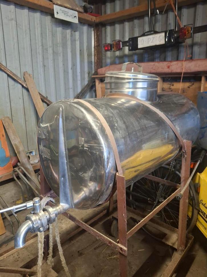 RVS Tank - 100 Liter, Doe-het-zelf en Verbouw, IJzerwaren en Bevestigingsmiddelen, Ophalen of Verzenden