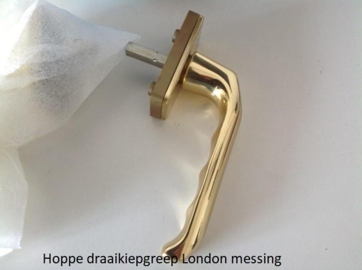 Hoppe draaikiepgreep London messing, Hobby en Vrije tijd, Overige Hobby en Vrije tijd, Nieuw, Ophalen of Verzenden