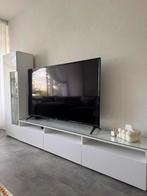 Tv meubel, Wit hoogglans, Huis en Inrichting, Kasten | Televisiemeubels, Ophalen, Zo goed als nieuw, 200 cm of meer, Minder dan 100 cm