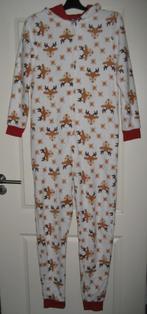 Leuke rendier onesie 38/M., Ophalen of Verzenden, Zo goed als nieuw, Maat 38/40 (M), Wit