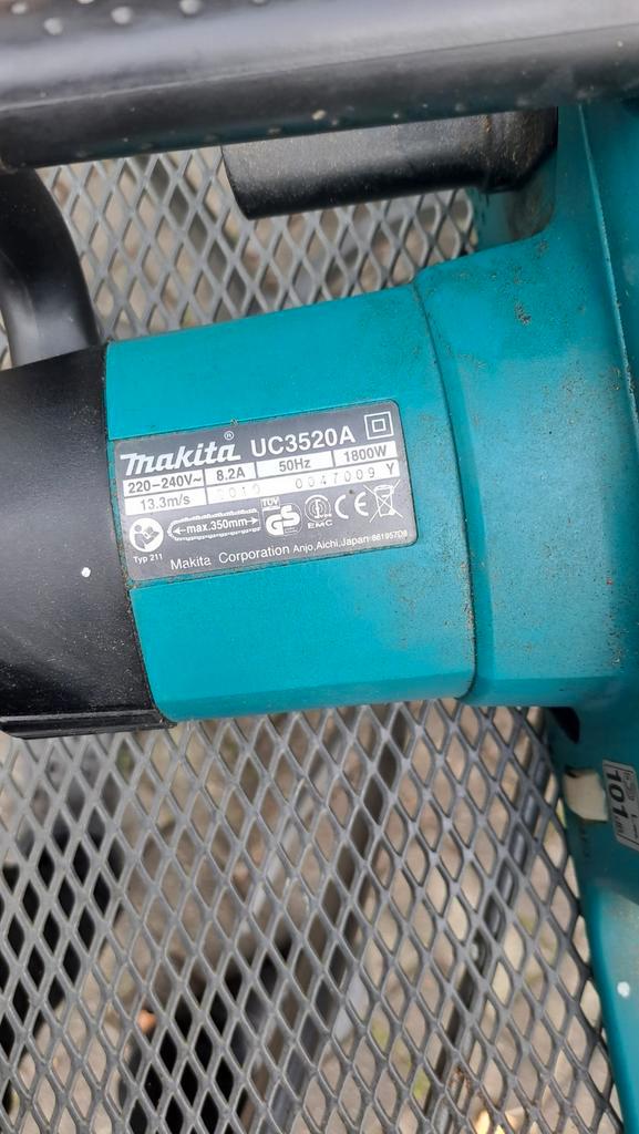 Makita UC3520A Kettingzaag - Elektrisch, Tuin en Terras, Bladblazers, Gebruikt, Handgedragen, Elektrisch, Ophalen of Verzenden