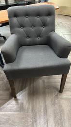 Twee grijze fauteuils stoelen, Huis en Inrichting, Fauteuils, Ophalen, Zo goed als nieuw, 75 tot 100 cm, 50 tot 75 cm