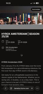 HYROX AMSTERDAM OPEN DUO’S GEZOCHT!, Twee personen