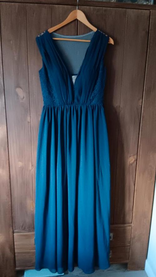 Blauwe gala/gelegenheids/examenjurk JJHouse maat 36, Kleding | Dames, Gelegenheidskleding, Zo goed als nieuw, Galajurk, Maat 36 (S)