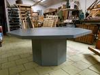 Grote achthoekige eet/vergadertafel, Huis en Inrichting, Tafels | Eettafels, Ophalen, Kunststof, Zo goed als nieuw, Vijf personen of meer