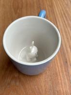 Nijntje beker lichtblauw met beeldje Nijntje in beker., Gebruikt, Onbekend, Ophalen of Verzenden, Onbekend