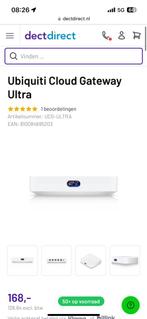 Ubiquiti UniFi Cloud Gateway Ultra ( UCG-Ultra ) nieuw in do, Nieuw, Router, Ophalen of Verzenden, Ubiquiti