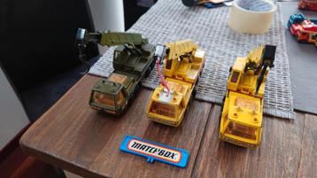 3 x Matchbox Super Kings K-12 Hercules Mobi lk e Crane beschikbaar voor biedingen