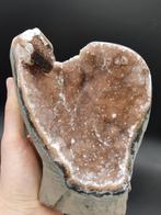 Prachtige Amethist Druzy Geode met Calciet, Ophalen of Verzenden, Mineraal