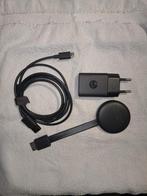 Google Chromecast - V3, Audio, Tv en Foto, Mediaspelers, Ophalen, Gebruikt, HDMI, Zonder harde schijf