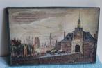 Vintage puzzel De oude Hoofdpoort te Rotterdam, Ophalen of Verzenden, Minder dan 500 stukjes, Gebruikt, Legpuzzel