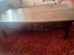 Eiken salontafel met lades, antiek, Huis en Inrichting, Ophalen, 100 tot 150 cm, 50 tot 100 cm, Minder dan 50 cm
