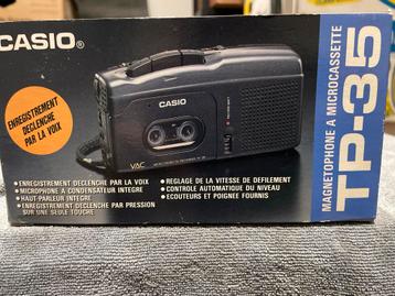 Casio TP-35 Microcassette Recorder beschikbaar voor biedingen