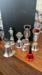 Belletjes/ tafelbellen souvenirs zilverkleurig, Verzamelen, Ophalen of Verzenden