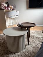 Salon / bijzet tafeltjes, Huis en Inrichting, 50 tot 100 cm, Rond, Ophalen of Verzenden, Zo goed als nieuw