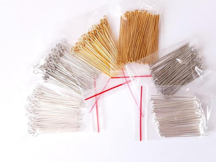 Nieuwe kettelstiften en nietstiften, Hobby en Vrije tijd, Kralen en Sieraden maken, Nieuw, Kraal, Ophalen of Verzenden