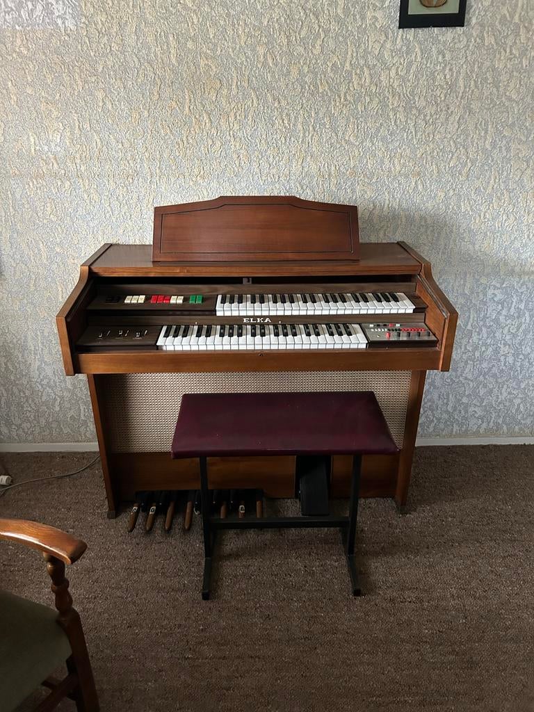 Elka Elektronisch Orgel - Vintage!, Muziek en Instrumenten, Orgels, Gebruikt, Orgel, 2 klavieren, Ophalen