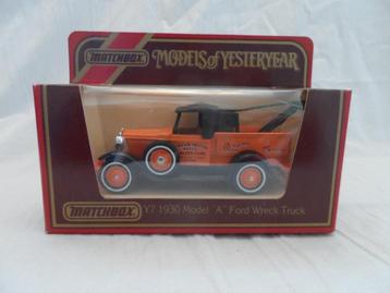 Matchbox Models of Yesteryear, Y-7 Ford, Wreck Truck beschikbaar voor biedingen