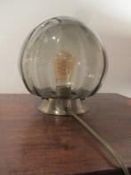 tafellamp - glazen lamp, Huis en Inrichting, Ophalen of Verzenden, Gebruikt, Glas, Minder dan 50 cm