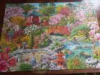 Gibsons Puzzel - Japanse Tuin - 1000 stukjes, Ophalen of Verzenden, 500 t/m 1500 stukjes, Zo goed als nieuw, Legpuzzel