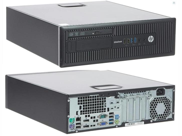 HP Elitedesk 800 G1 i3-4300 3.5 Ghz, 8 GB – 128 GB SSD, WIN, Computers en Software, Desktop Pc's, Zo goed als nieuw, 3 tot 4 Ghz