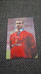 Foto Eric Cantona met handtekening (print) Manchester United, Verzenden, Nieuw, Buitenlandse clubs, Overige typen